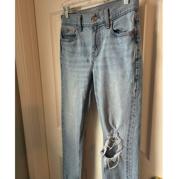 American Eagle Light Wash 90s Skinny Jeans - 0S - Picture 3 of 7